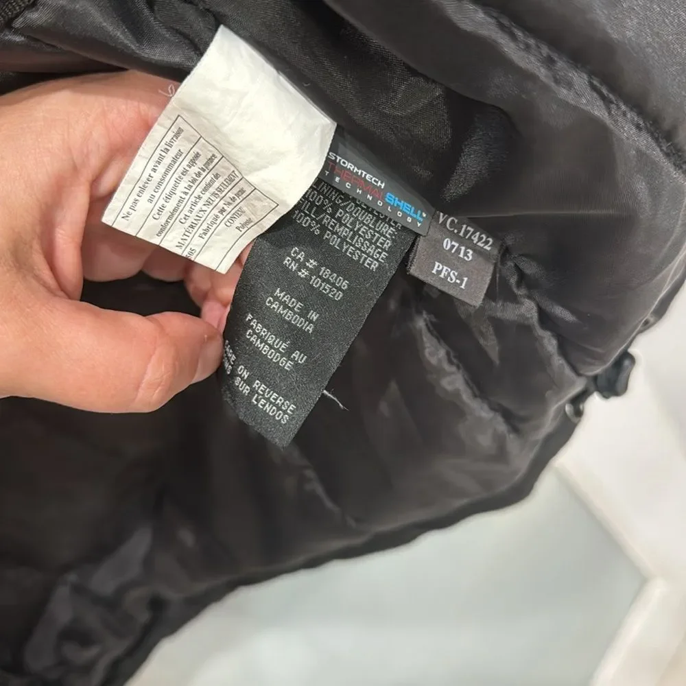 Stormtech US Performance Men’s Black Windbreaker Winter Coat Zip Up Jacket Sz XL